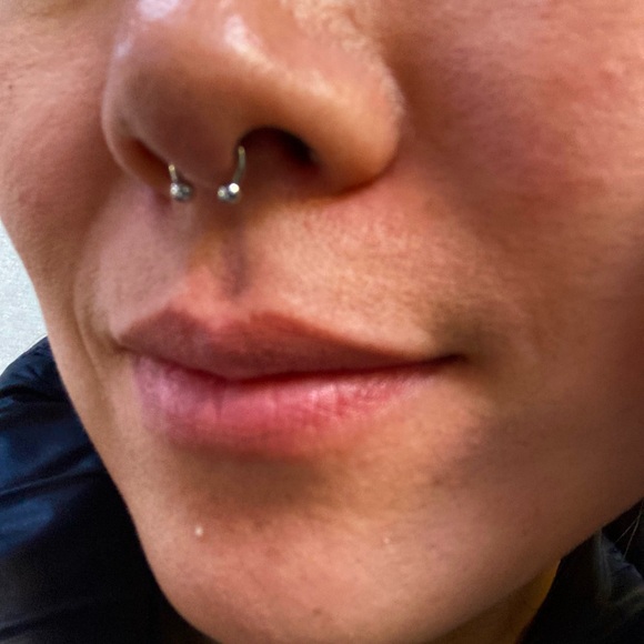 Surgical steel horseshoe septum ring cute - Picture 3 of 3